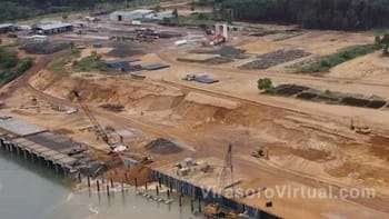 El ministro de Obras Públicas, Claudio Polich, aseguró que las obras del puerto de Ituzaingó, finalizaran a fin de año
