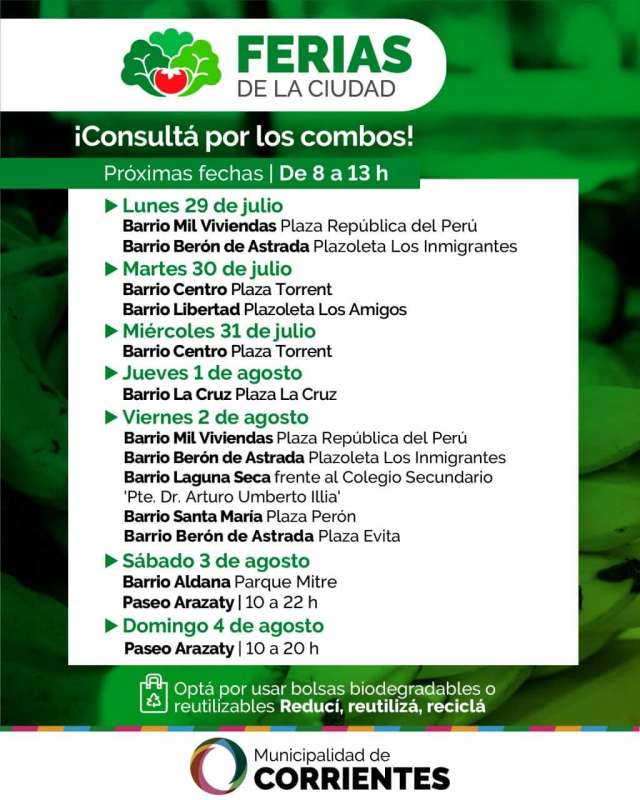 Ferias de la ciudad