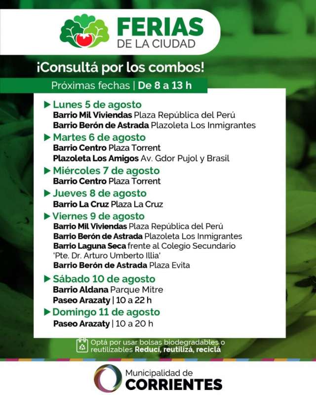 Ferias de la ciudad