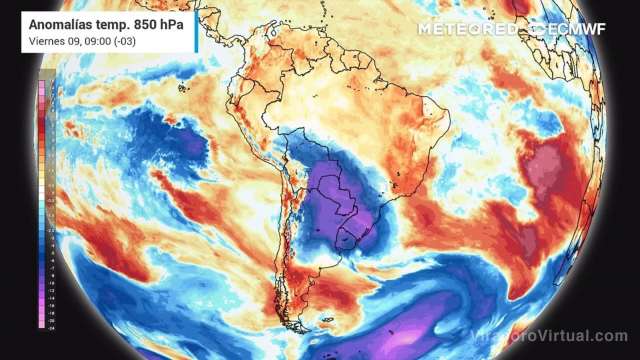 El invierno sigue presente en Argentina, y un nuevo refuerzo de aire frío está por llegar