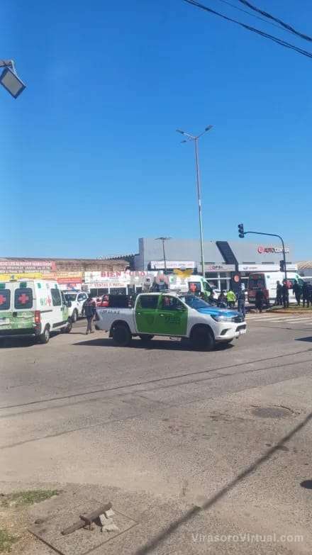 Una mujer resultó con heridas de gravedad en un accidente vial