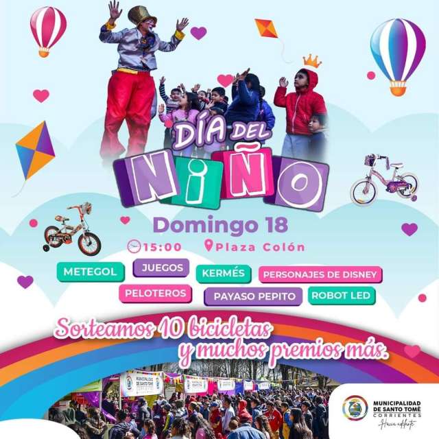 Este domingo 18, te invitan a celebrar el Día del Niño