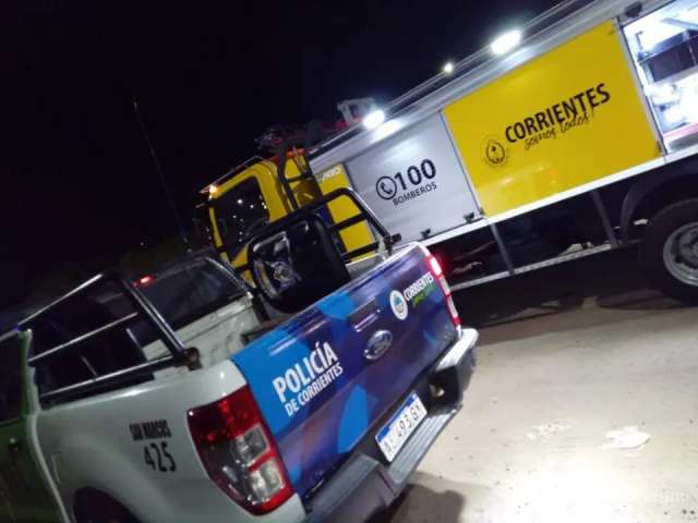 Un principio de incendio ocurrió en una vivienda ubicada en calles Madariaga y Ex Vía,