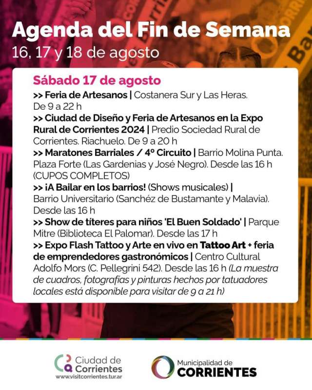 Agenda del Fin de Semana