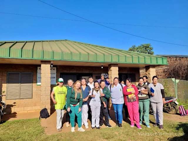 Esta semana, los agentes sanitarios, promotores de salud y médicos recorrieron distintos barrios,