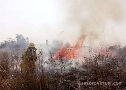 En la provincia de Corrientes,  7 zonas tienen un alto riesgo de incendios forestales
