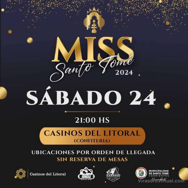 Elección de Miss Santo Tomé 2024