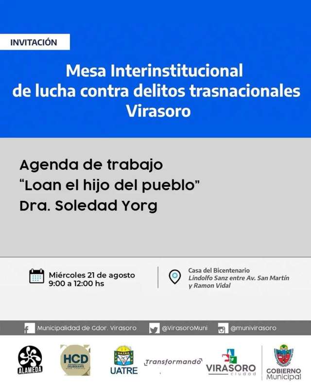 En la nueva edición de la MESA INTERINSTITUCIONAL