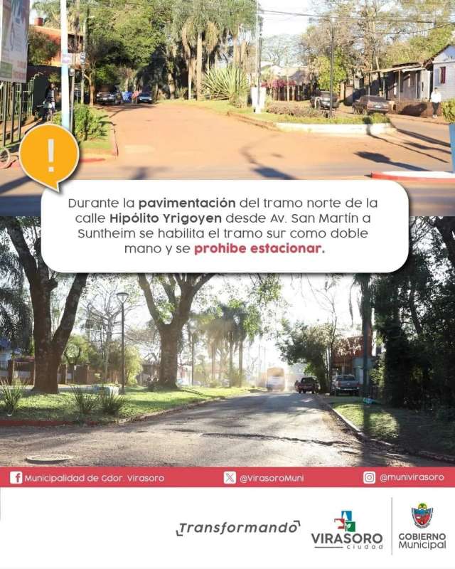 #ObraPública: trabajos de pavimentación