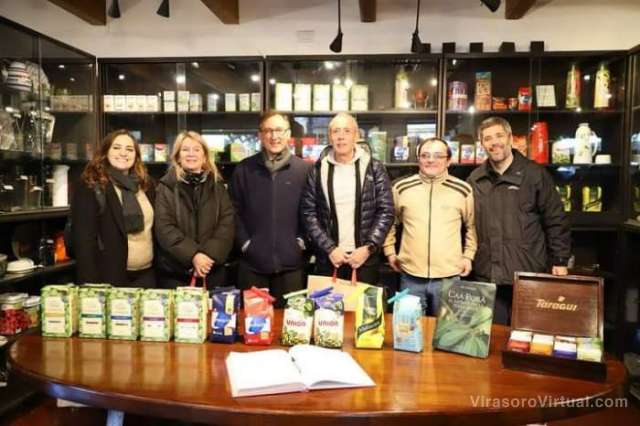 Virasoro recibió la visita de Giuseppe Nardiello, fundador de la Academia ITS en Italia