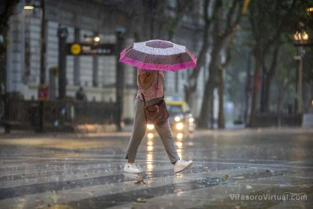 El Servicio Meteorológico Nacional emitió una alerta de nivel amarillo