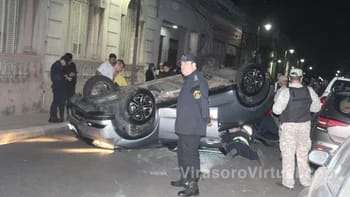 Un hombre se descompuso al volante y perdió el control de su automóvil,