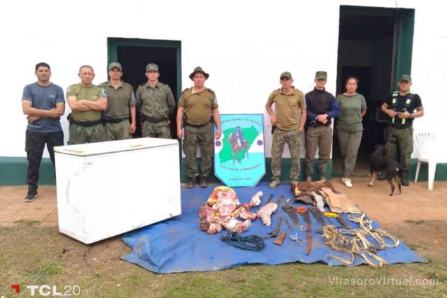 La policía de Corrientes detuvo a varios jóvenes con elementos de dudosa procedencia