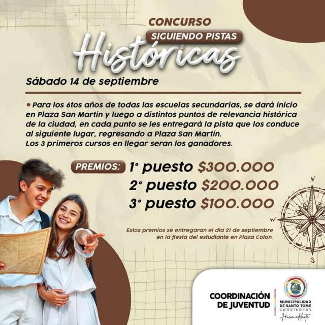 ¡Participá en el Concurso “Siguiendo Pistas Históricas”!