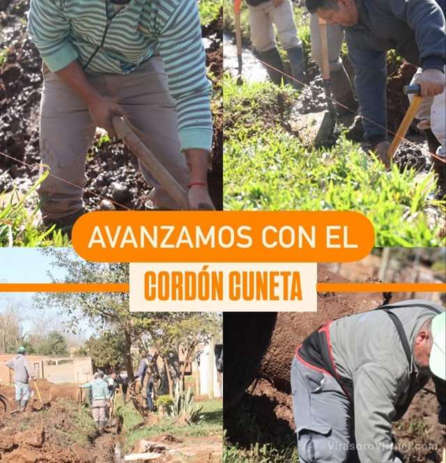 Avanzando con el cordón cuneta