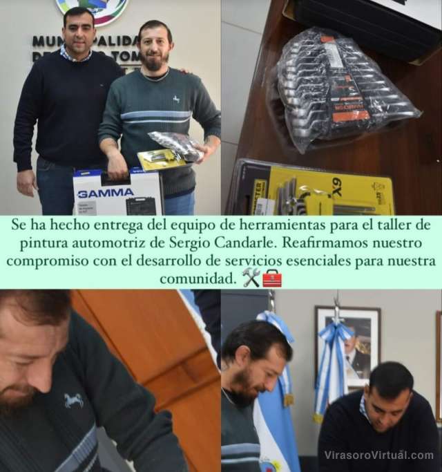 Entrega de equipo de herramientas
