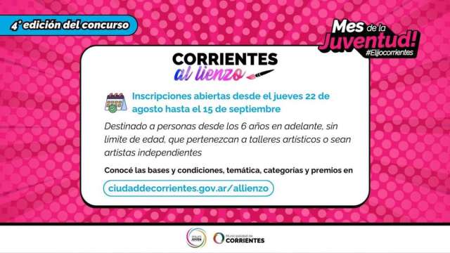 Corrientes al lienzo
