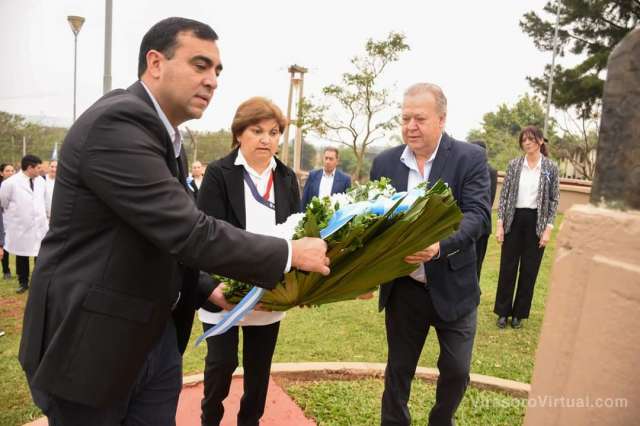 En conmemoración del paso a la inmortalidad de Domingo Sarmiento, realizaron una ceremonia