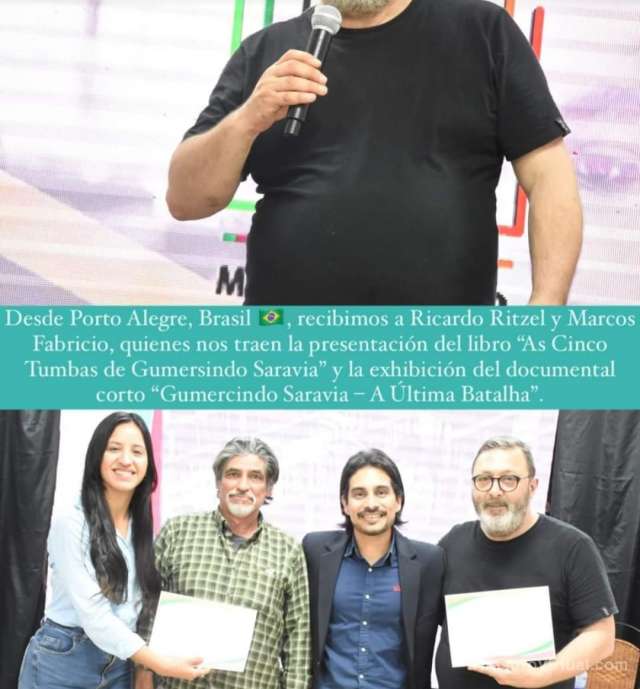Desde Brasil reciben a Ricardo Ritzel