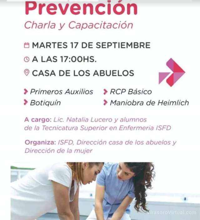 Prevencion: Charla y Capacitación