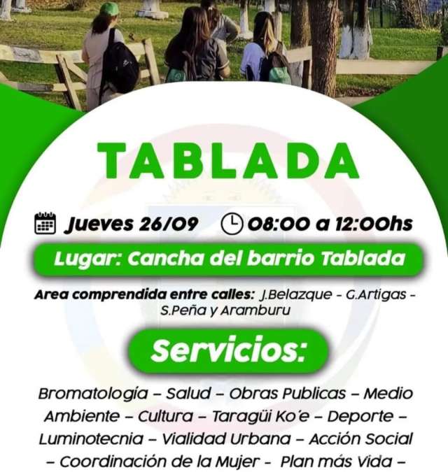 Servicios: Bromatologia - Salud entre otras