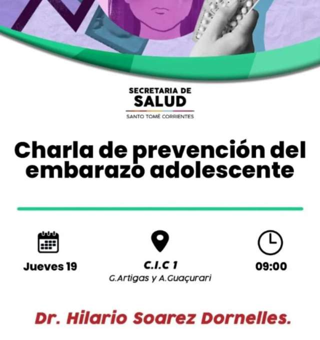 Charla prevención embarazo adolescente