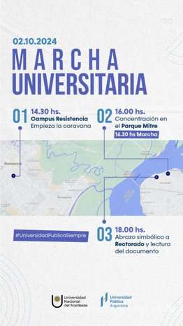 El 2 de octubre se realizará la segunda Marcha Federal Universitaria