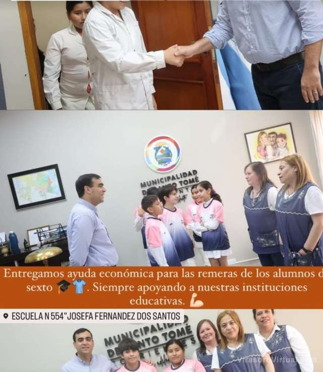 Ayuda economica para Escuela 554 "Josefa Do Santos"