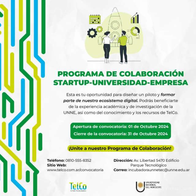 TelCo y la Unne lanzaron una convocatoria para startups en Corrientes