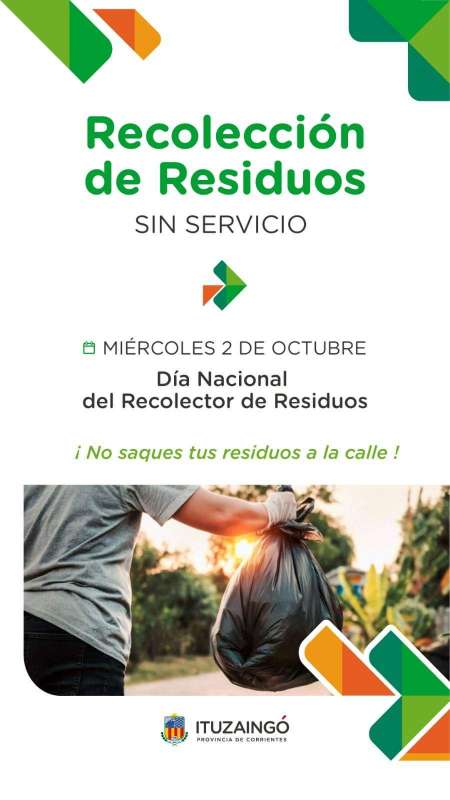 Día Nacional del Recolector de Basura - 2 de Octubre