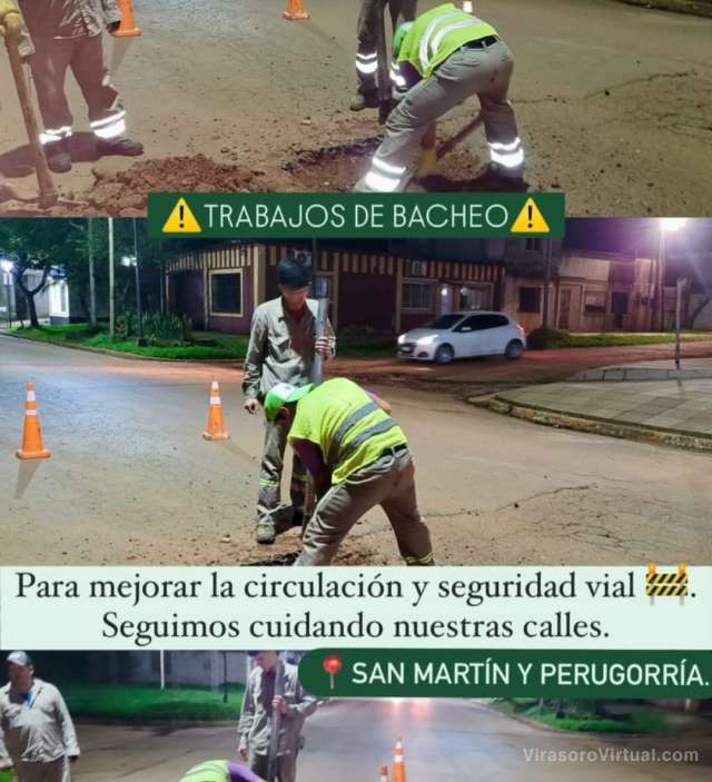 Trabajos de Bacheo