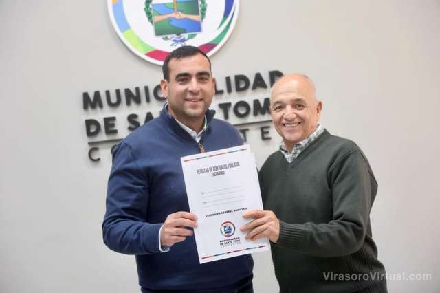 Se hizo entrega oficial del acta de posesión al Club de Ciclistas Santotomeños ,