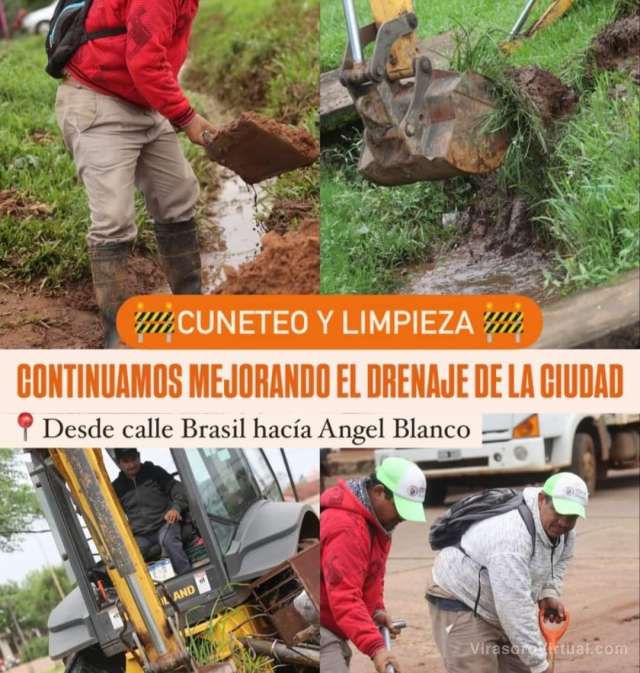 Cuneteo y limpieza