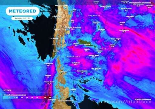 El pronóstico del tiempo indica que se avecina un periodo inestable que dejará buenas lluvias y tormentas