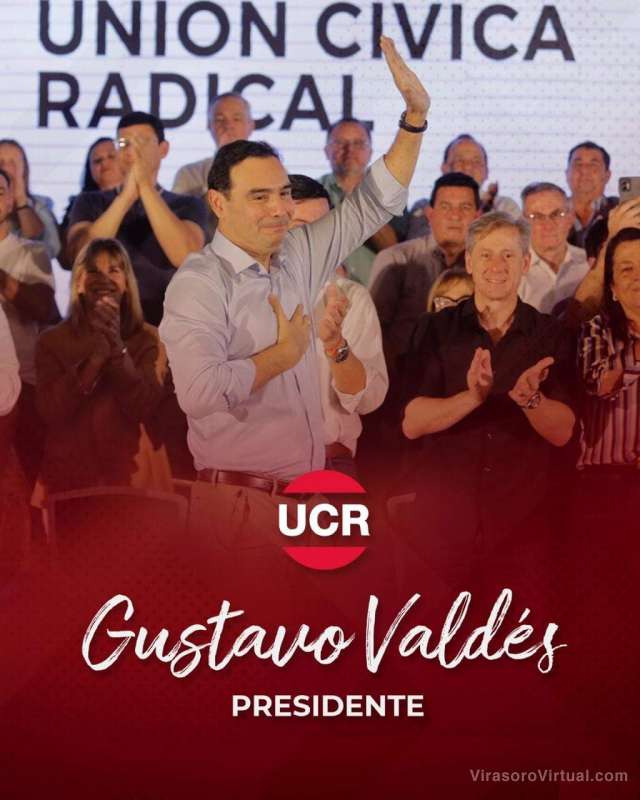 Gustavo Valdes Presidente UCR