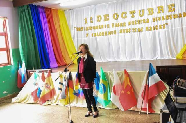 Estuvieron presentes en el acto por el Día del Respeto a la Diversidad Cultural