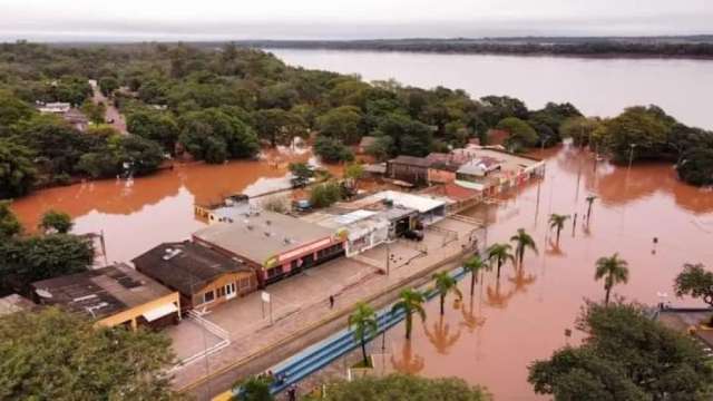 El martes 15 de octubre, São Borja sufrió las consecuencias de un fuerte temporal
