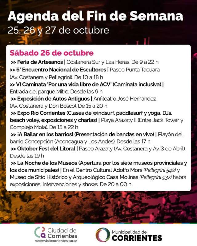 Agenda Fin de Semana