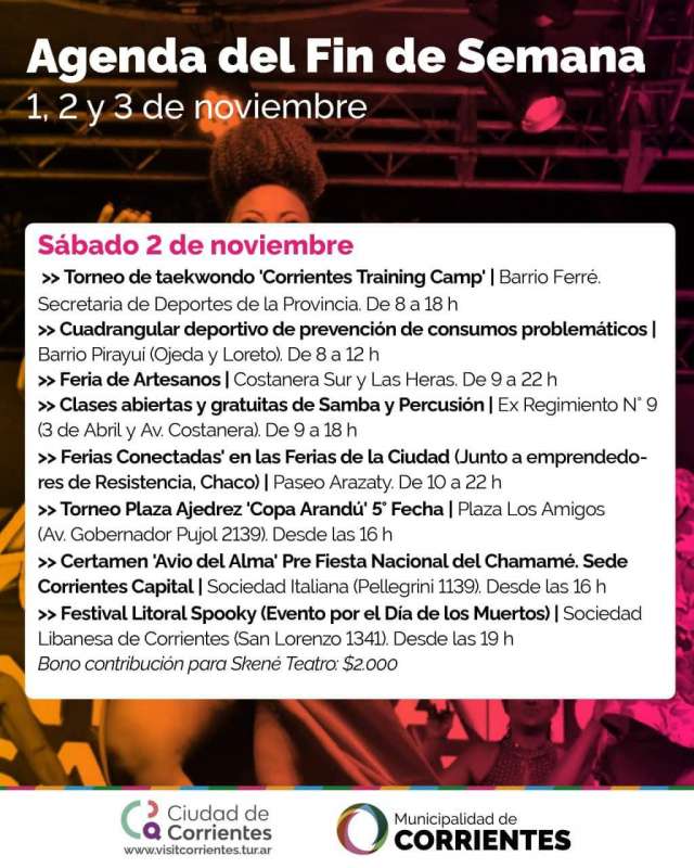 Agenda Fin de Semana
