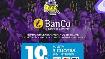 El Banco de Ctes ofrece un 10% de descuento en la compra de entradas para el Taragüí Rock 2024,
