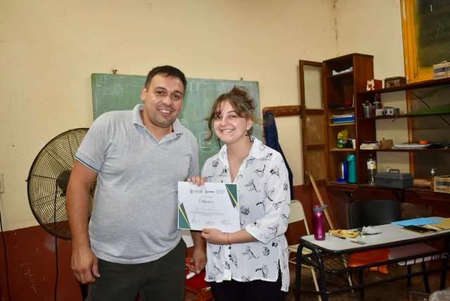 Acompañaron el cierre de los dos cursos de 3 días sobre Gestión Eficiente de la Energía