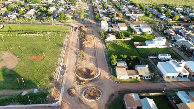 Recorrieron el avance de obra del nuevo Boulevard Illia