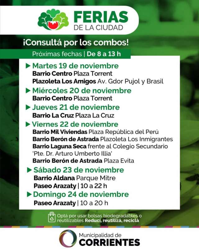 Ferias de la ciudad