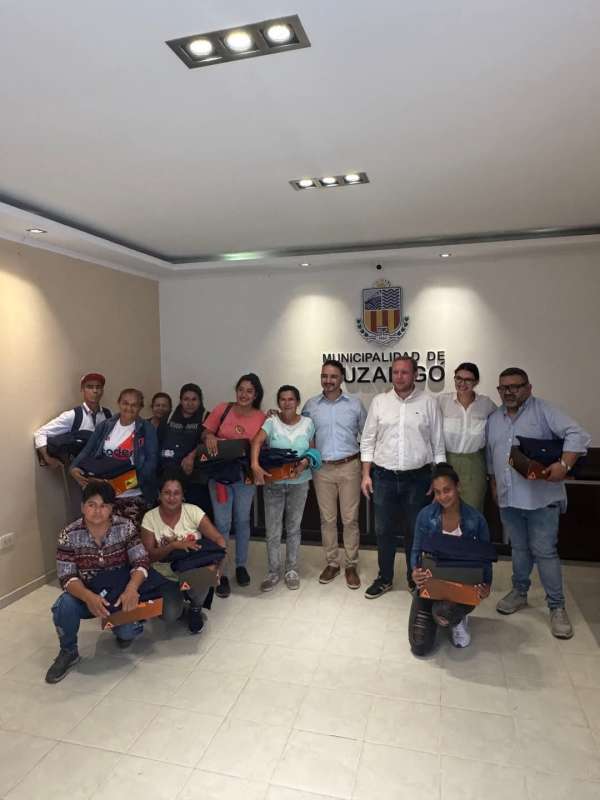 La Municipalidad de Ituzaingó entregó indumentaria y zapatos de trabajo a los equipos de Cementerio,