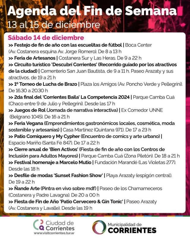 Disfruta del fin de semana en la Ciudad de Eventos
