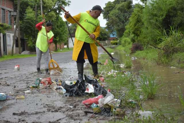 Tras las lluvias intensas, se intensificaron los trabajos del #PlanHídrico