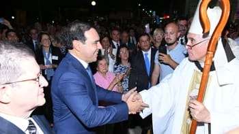 El gobernador Gustavo Valdés participó en la asunción de José Adolfo Larregain