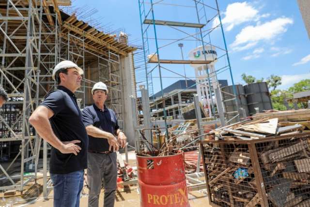 El gobernador Valdés publicitó en su cuenta de X los avances en la construcción de "La Unidad",