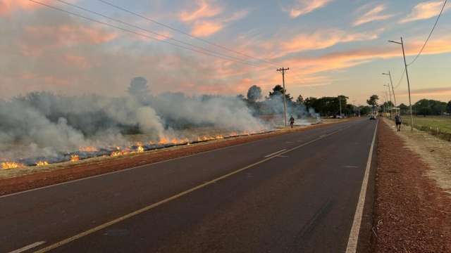 Santo Tomé se encuentra bajo alerta roja debido al peligro extremo de incendios