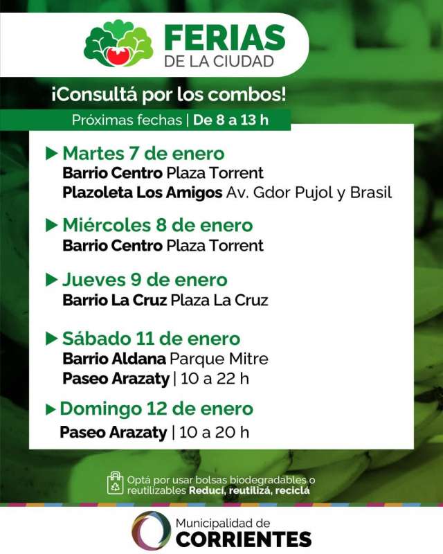 Se inició el año con las Ferias de la Ciudad,